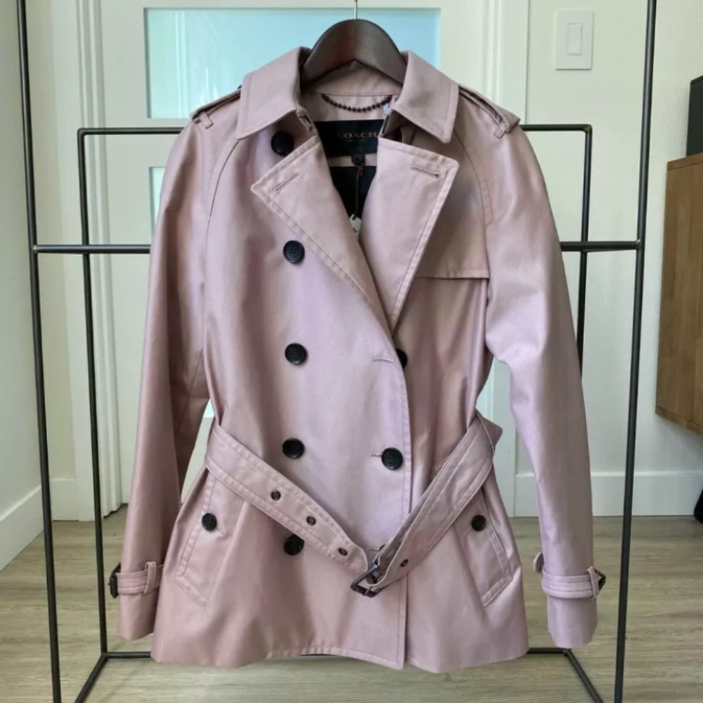 NWOT Coach 85083 Classic Trench Color Rose Petal